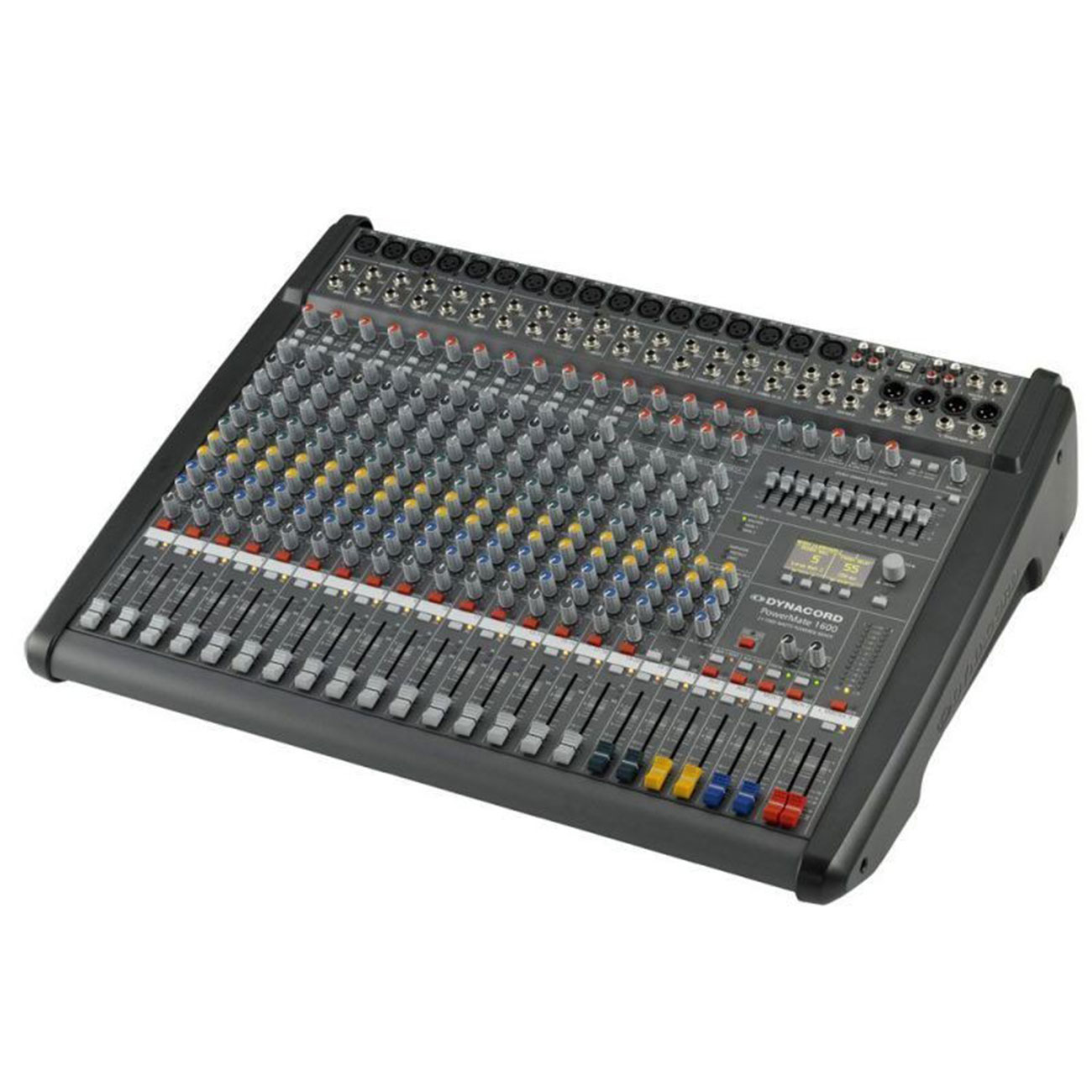 نمای جانبی پاور میکسر صدا دایناکورد Dynacord PowerMate 1600-3 Analog Powered Mixer