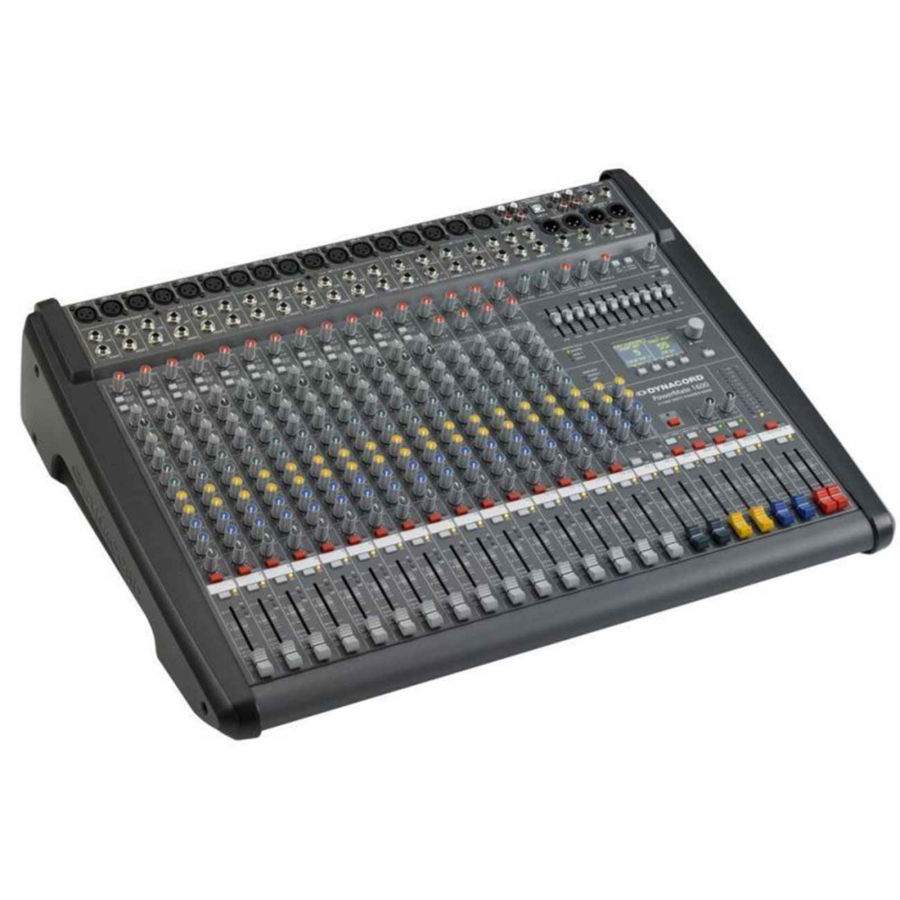 نمای جانبی پاور میکسر دایناکورد Dynacord PowerMate 1600-3 Analog Powered Mixer
