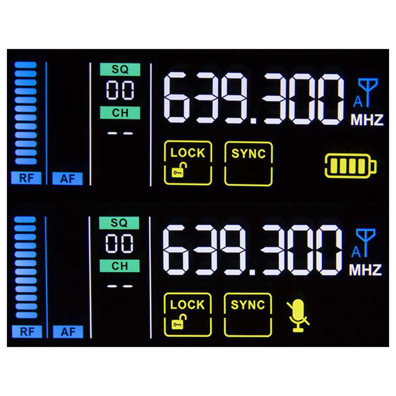 نمای کاربردی میکروفون بی سیم ساز بادی دیجی تک DG Tech D6066i 2-Channel Wireless Wind Instrument Micr