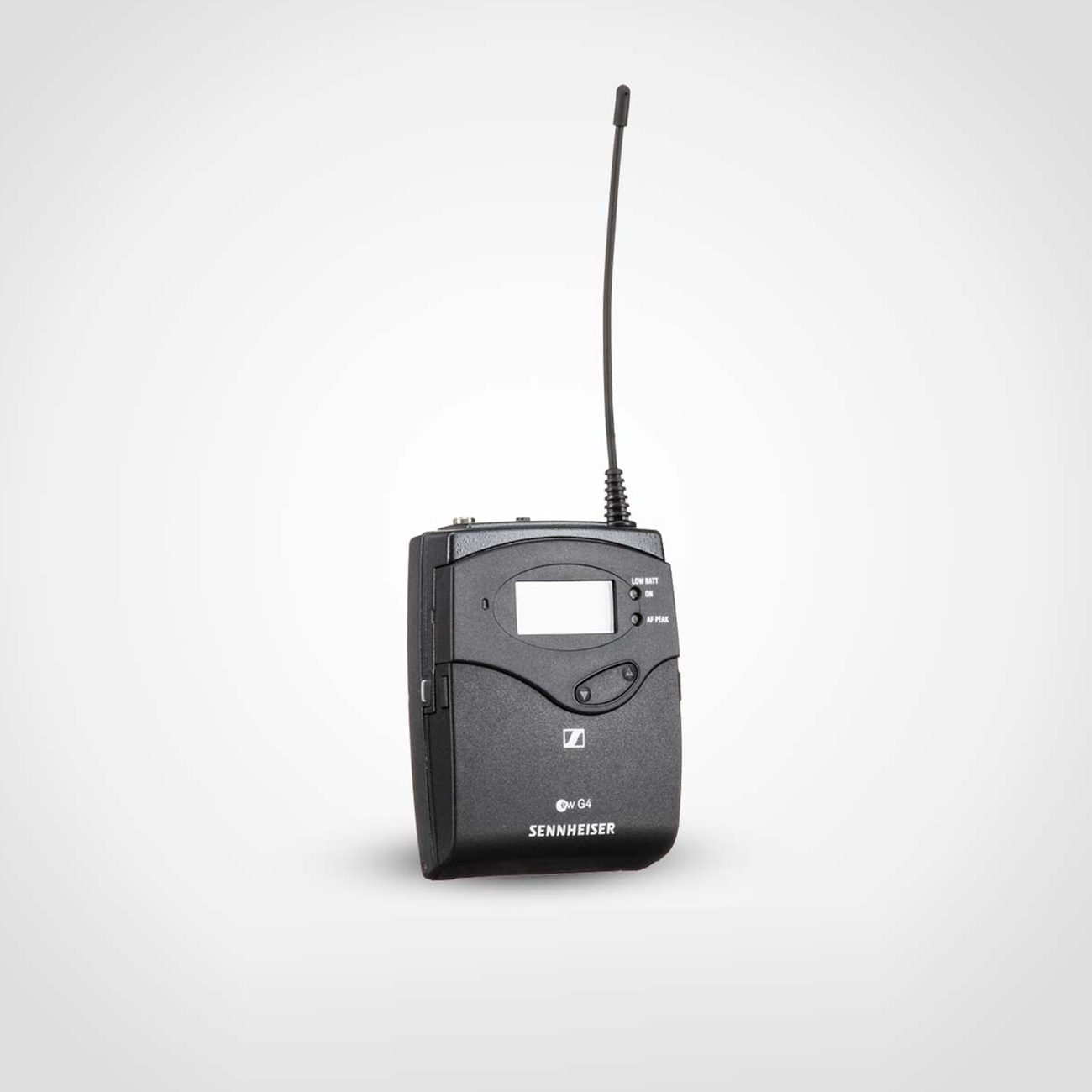 عکس پشت از فرستنده کمری میکروفون بی سیم سنهایزر Sennheiser EW 100 ENG G4 Wireless Microphone Combo S