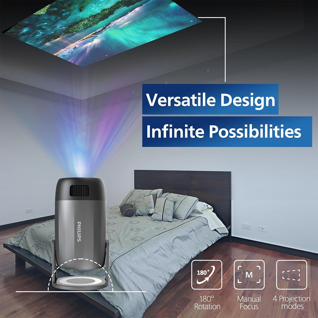 عکس در حال استفاده از ویدئو پروژکتور نئوفیکس فیلیپس Philips NeoPix 150 Video Projector