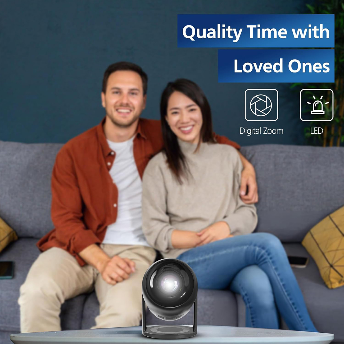 عکس در حال استفاده از ویدئو پروژکتور نئوفیکس فیلیپس Philips NeoPix 150 Video Projector