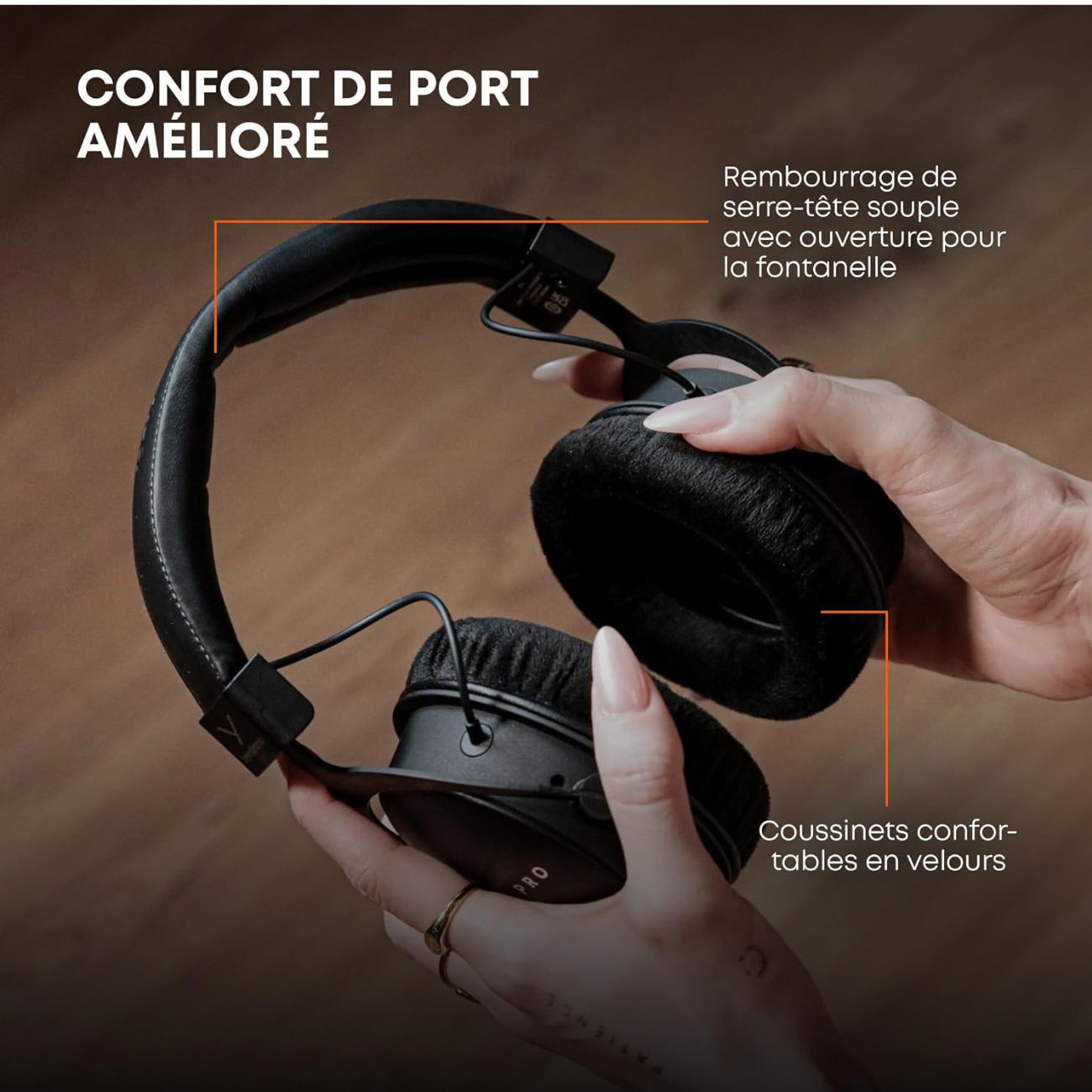 نما از بالا هدفون استودیویی بیرداینامیک Beyerdynamic DT 1770 Pro Studio Headphones