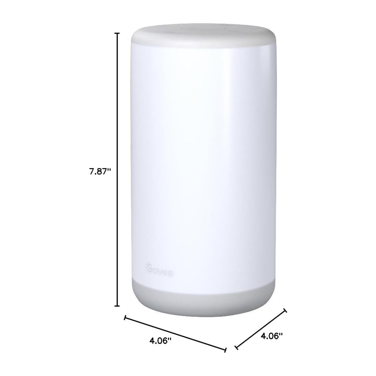 عکس از ابعاد چراغ هوشمند رومیزی گووی Govee Aura H6052 Smart Table Lamp