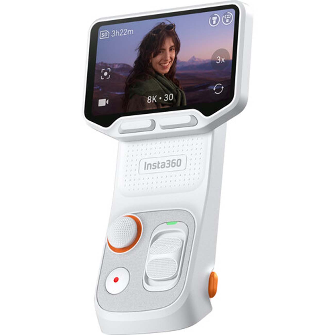 نمای نزدیک دوربین گیمبال اینستا۳۶۰ Insta360 Luna Ultra Standard Combo White