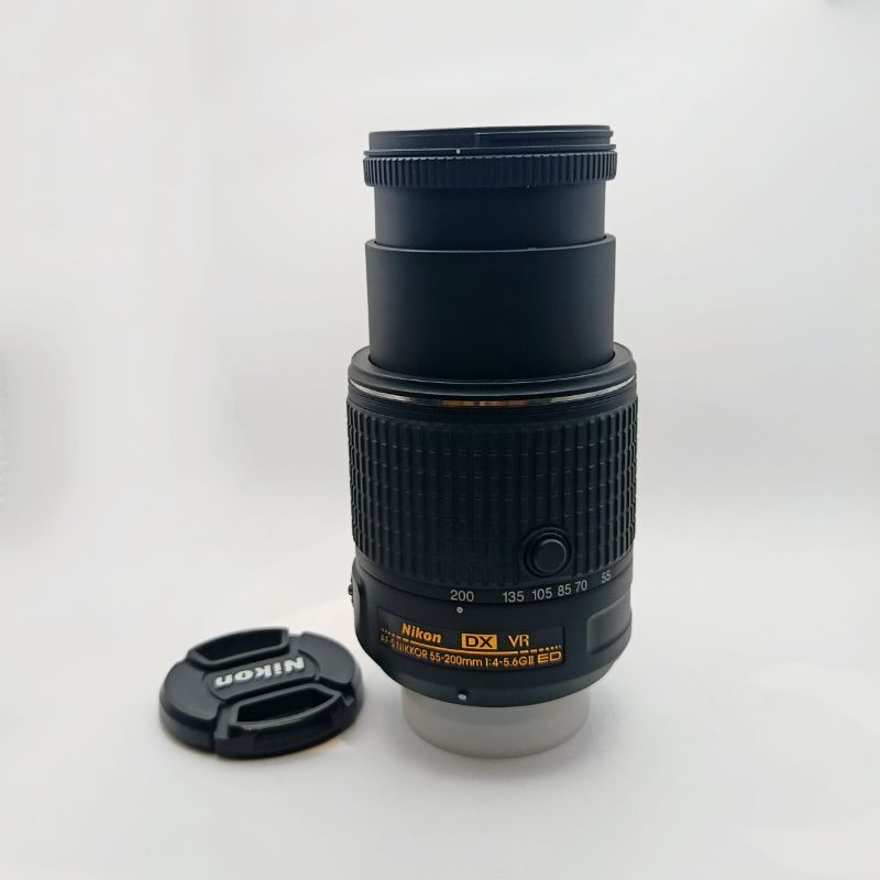 لنز دست دوم نیکون Nikon AF-S DX NIKKOR 55-200mm f/4-5.6G ED VR II (جعبه دارد)