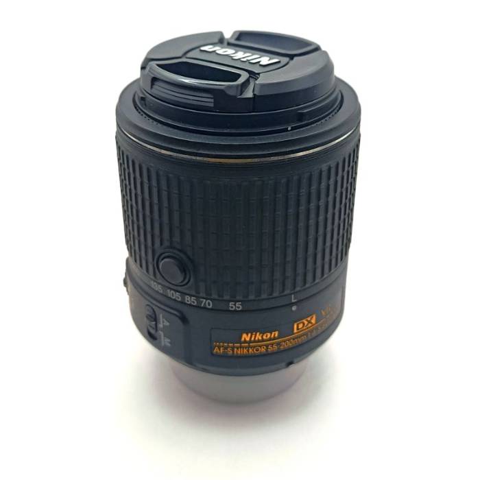 لنز دست دوم نیکون Nikon AF-S DX NIKKOR 55-200mm f/4-5.6G ED VR II (جعبه دارد)