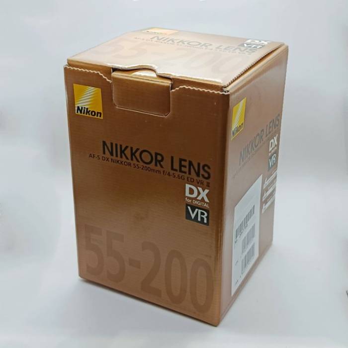 لنز دست دوم نیکون Nikon AF-S DX NIKKOR 55-200mm f/4-5.6G ED VR II (جعبه دارد)