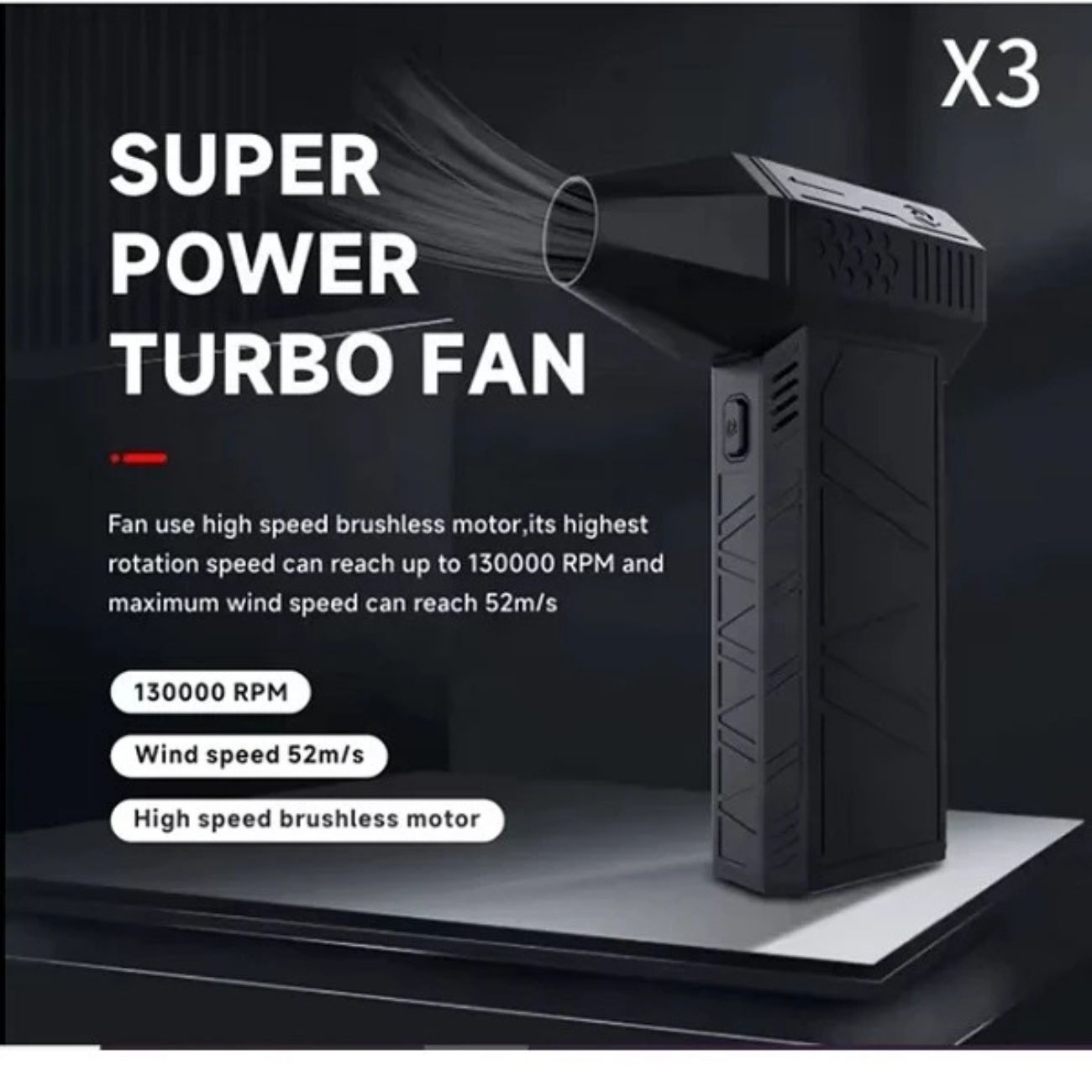 نما کامل از جت فن دمنده  توربو Turbo X3 Blower Jet Fan