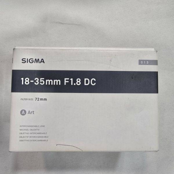 لنز دست دوم سیگما Sigma 18-35mm F1.8 DC HSM I A for Nikon (جعبه ندارد)
