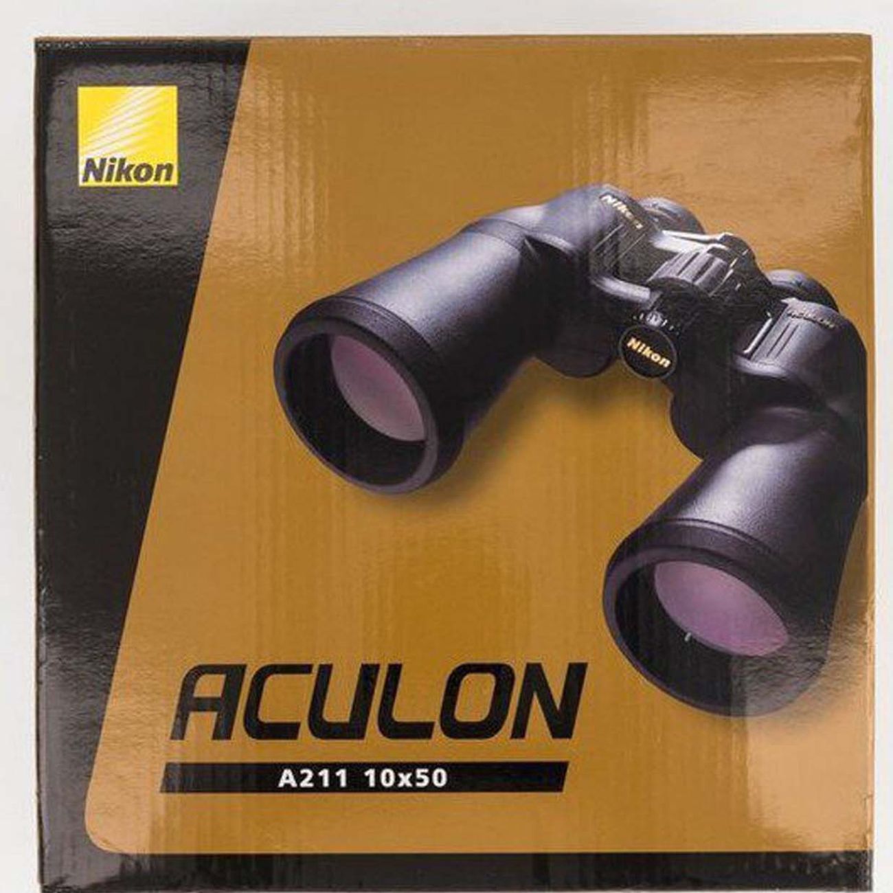 نمای جعبه دوربین دوچشمی نیکون Nikon ACULON A211 10x50 Binoculars