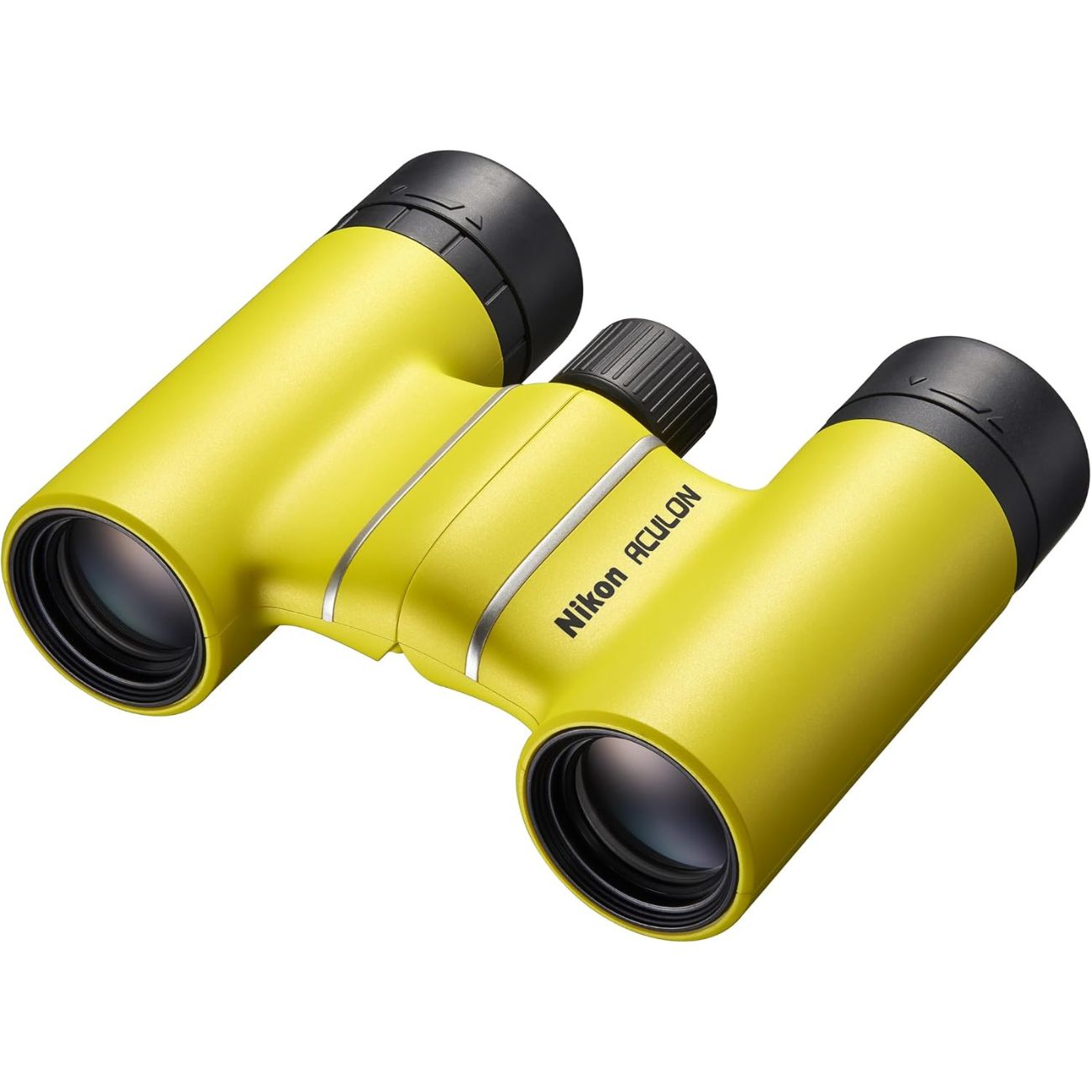 نمای جانبی دوربین دوچشمی زرد نیکون Nikon ACULON T02 8x21 Binoculars