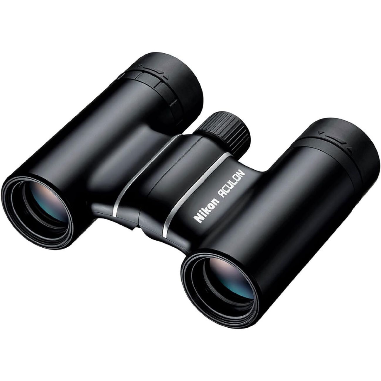 نمای جانبی دوربین دوچشمی مشکی نیکون Nikon ACULON T02 8x21 Binoculars
