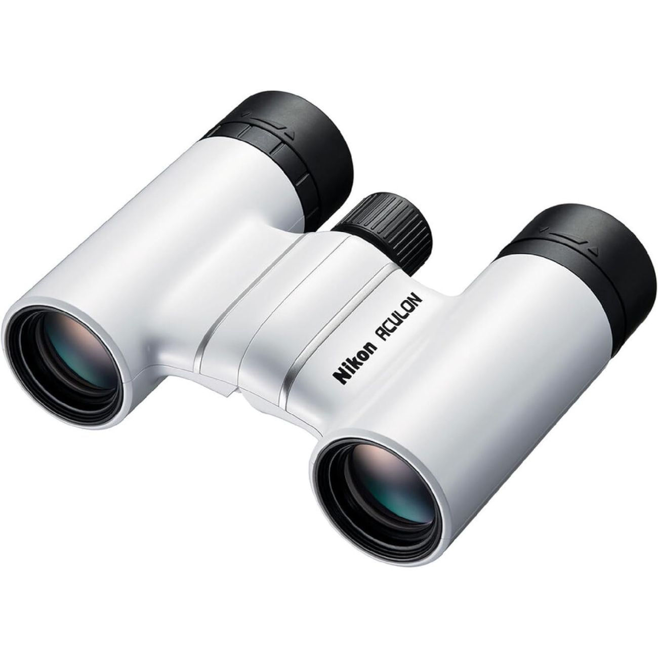 نمای جانبی دوربین دوچشمی سفید نیکون Nikon ACULON T02 8x21 Binoculars