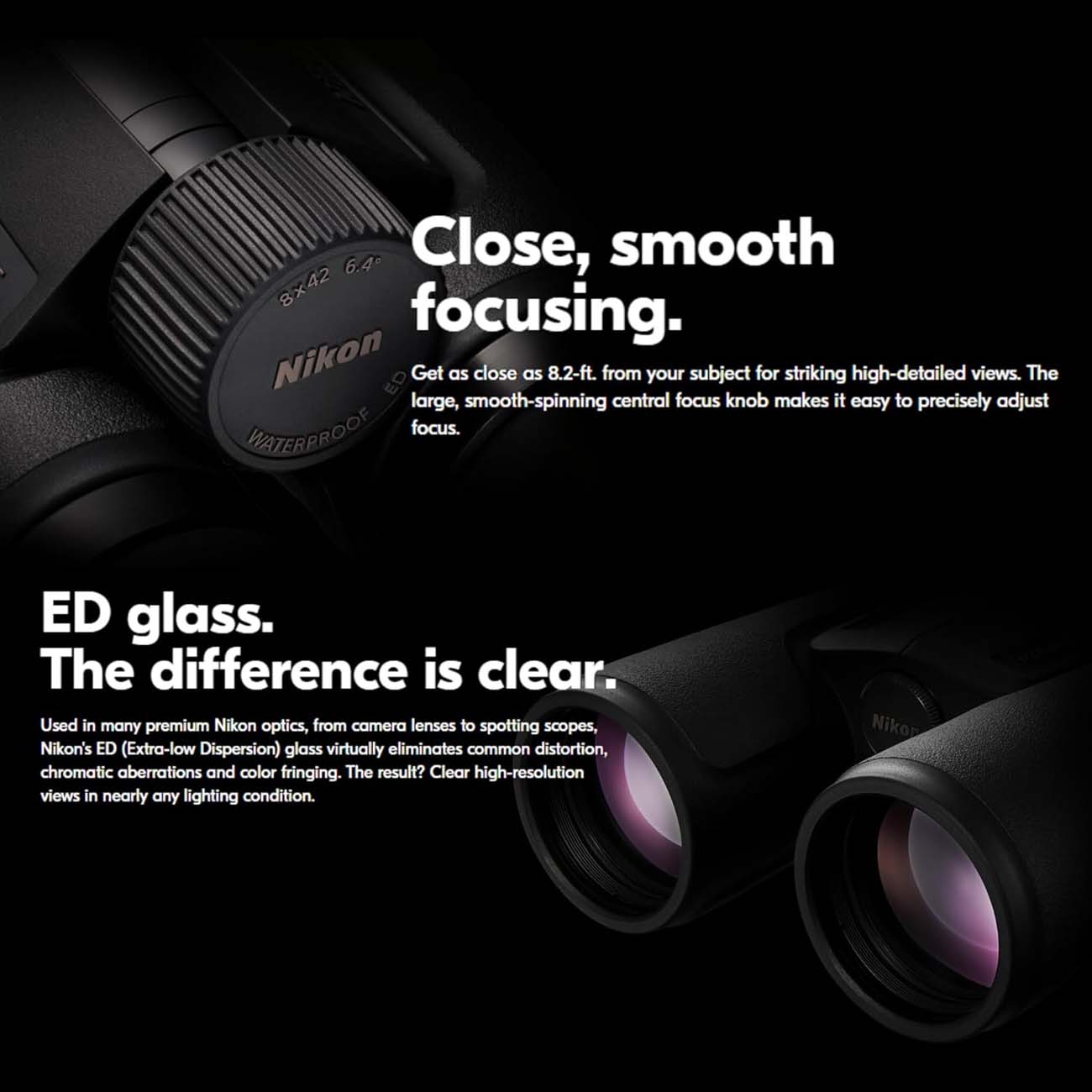 نمای کاربردی از دوربین دوچشمی نیکون Nikon Monarch 5 12x42 Binocular