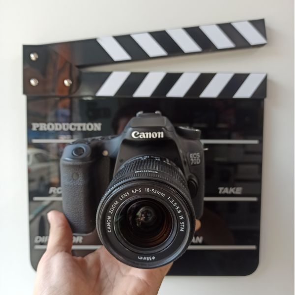دوربین دست دوم عکاسی کانن Canon EOS 70D Kit 18-55mm f/3.5-5.6 IS STM (4000 شات)