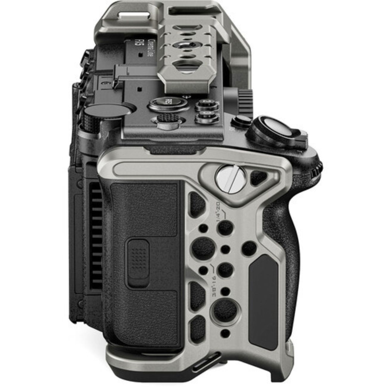 نمای سمت راست کیج دوربین سونی رنگ خاکستری Tilta Full Camera Cage for Sony FX5