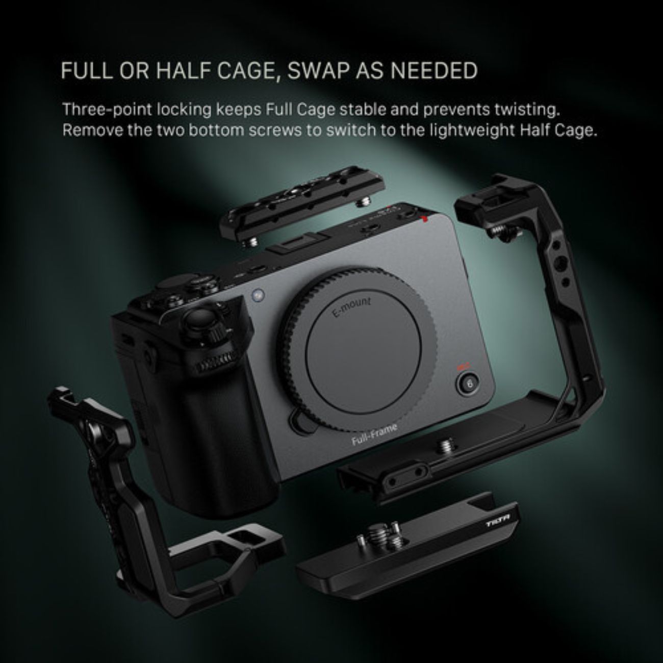 نمای کاربردی کیج دوربین سونی Tilta Full Camera Cage for Sony FX5