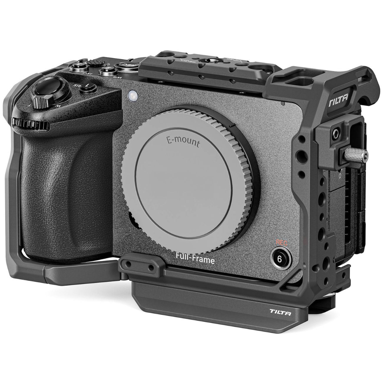 نمای جانبی کیج دوربین مشکی سونی Tilta Full Camera Cage for Sony FX5