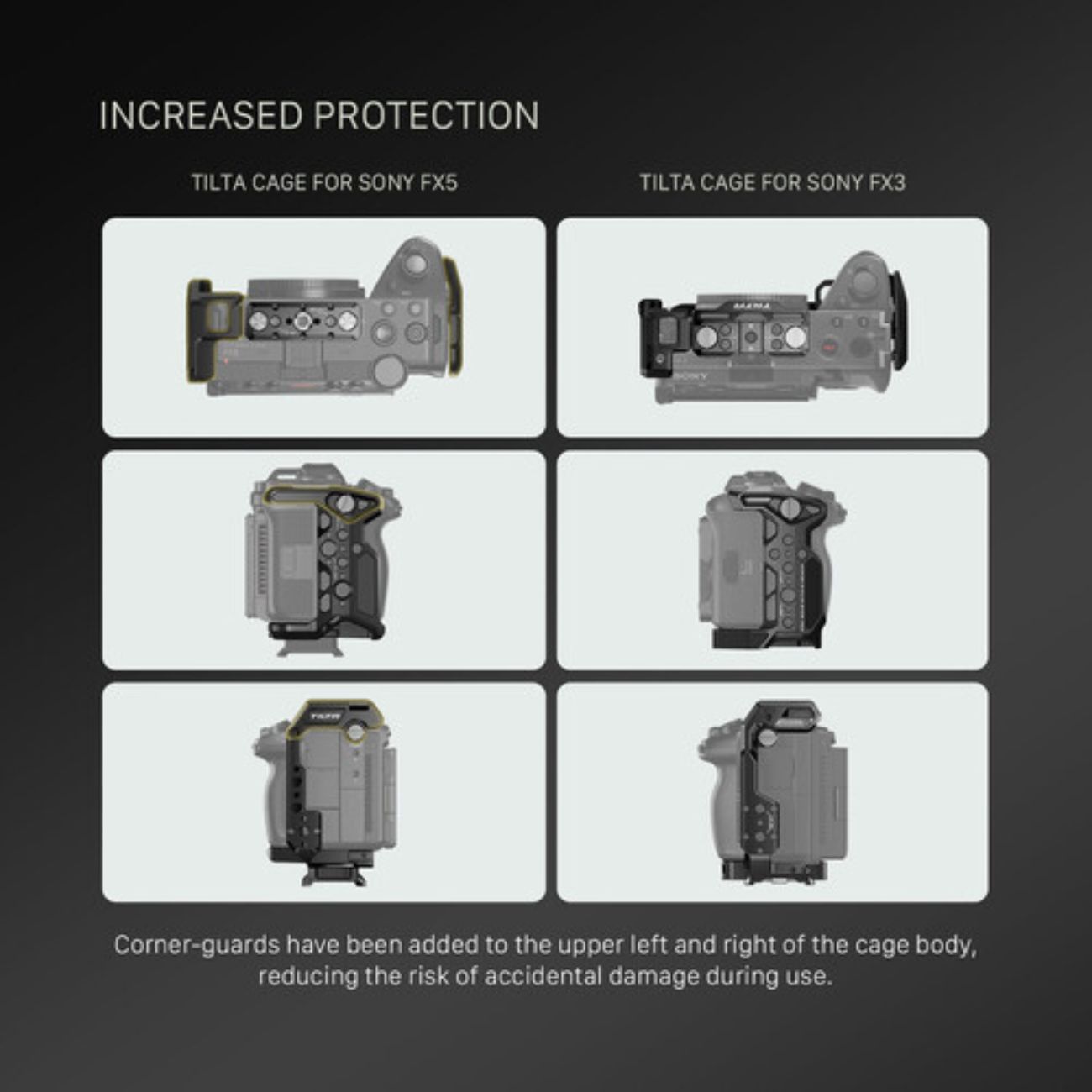 نمای کاربردی کیج کامل دوربین سونی Tilta Full Camera Cage for Sony FX5