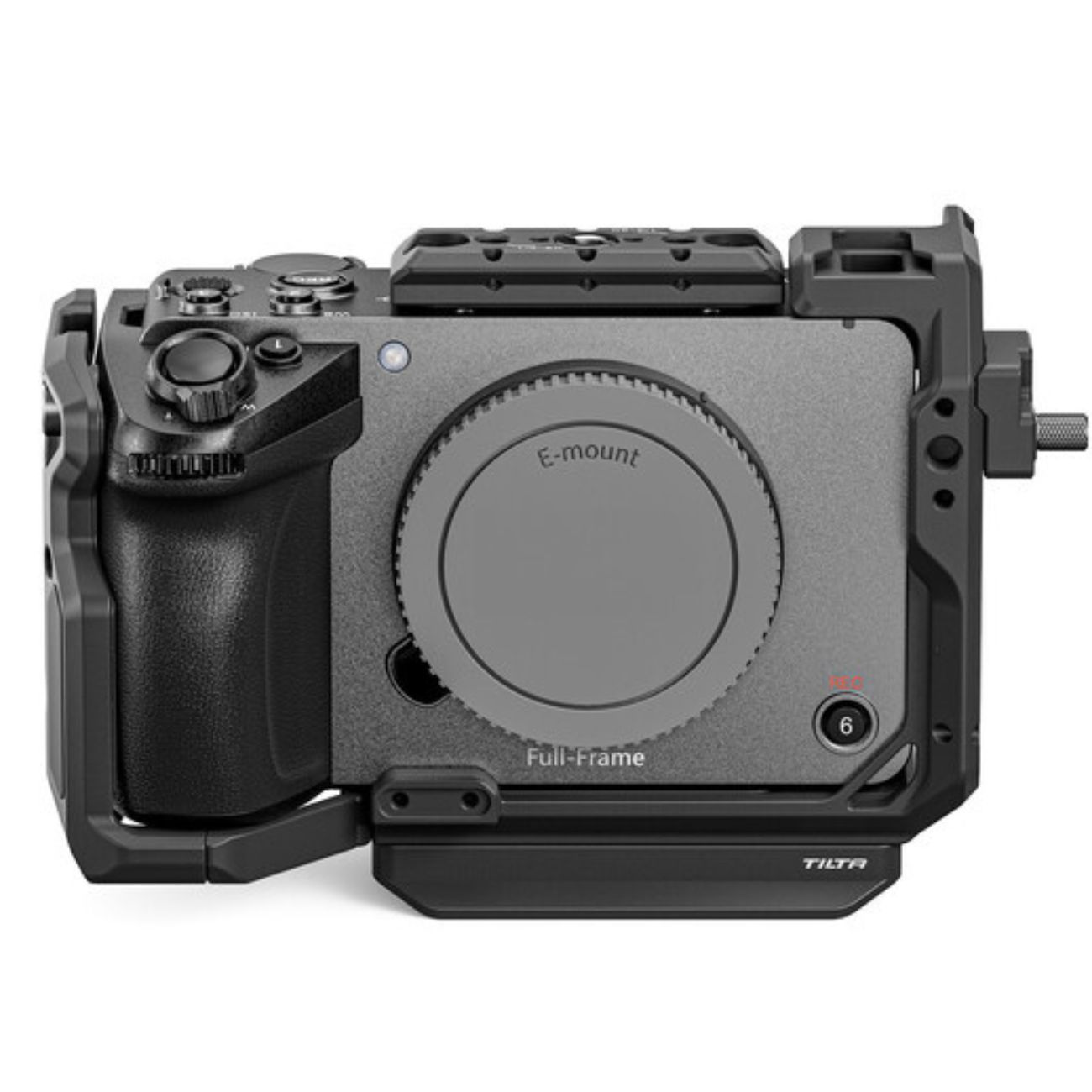نمای روبه رو کیج دوربین مشکی سونی Tilta Full Camera Cage for Sony FX5
