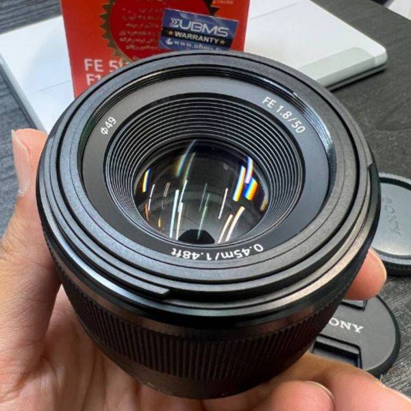 لنز دست دوم سونی Sony FE 50mm f/1.8 Lens (جعبه دارد)