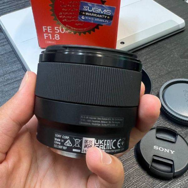 لنز دست دوم سونی Sony FE 50mm f/1.8 Lens (جعبه دارد)