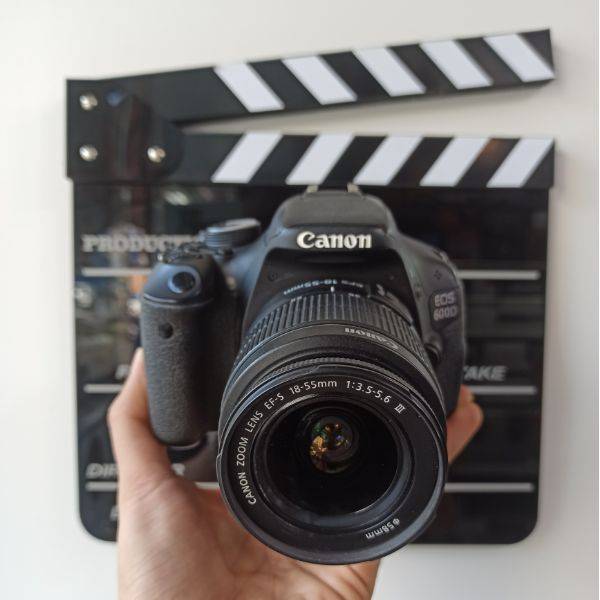 دوربین دست دوم عکاسی کانن Canon EOS 600D Kit EF-S 18-55mm III (14000 شات)