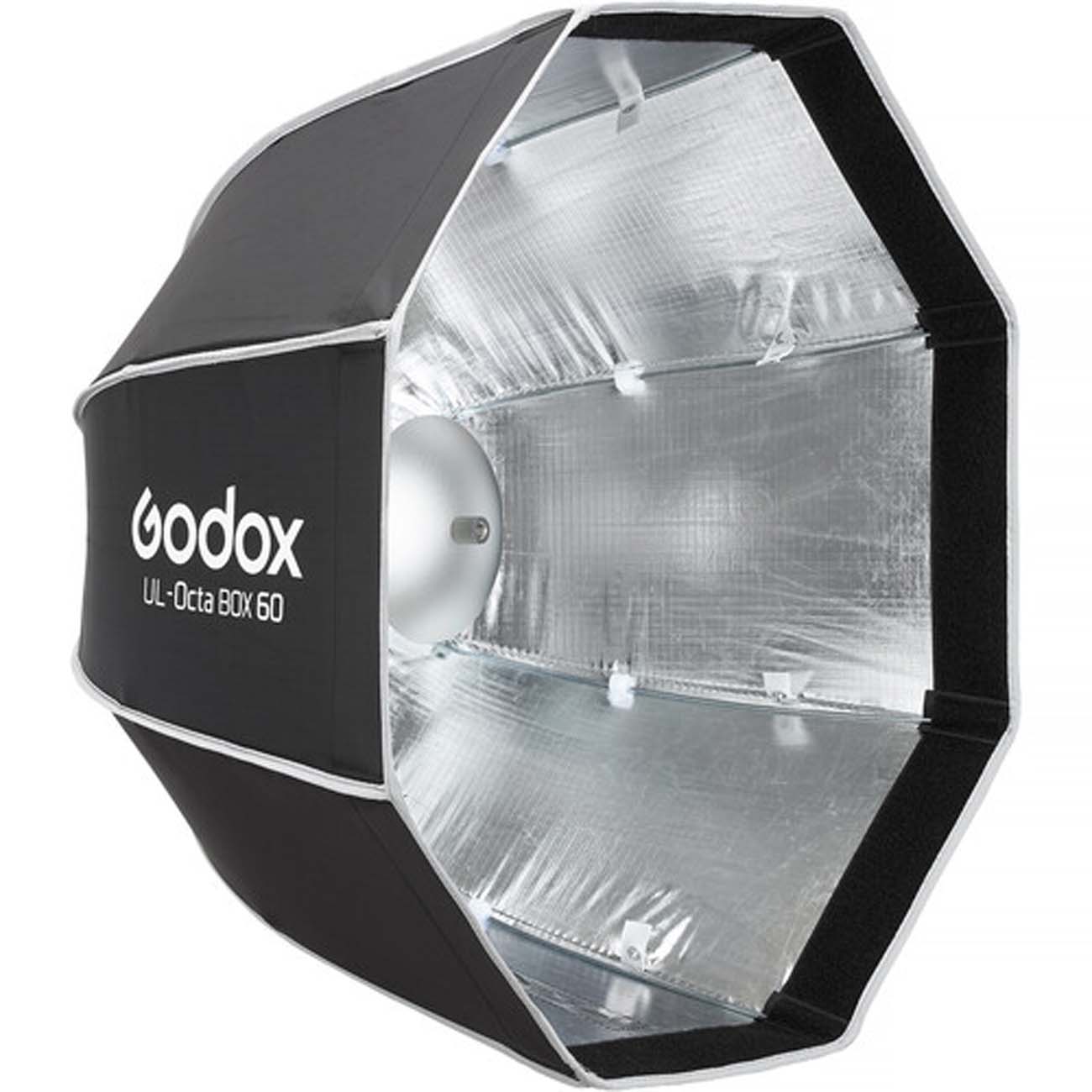 نمای جانبی جلو اکتاباکس گودکس Godox UL-OCTA BOX 60 Umbrella-Style Softbox with Bowens Mount