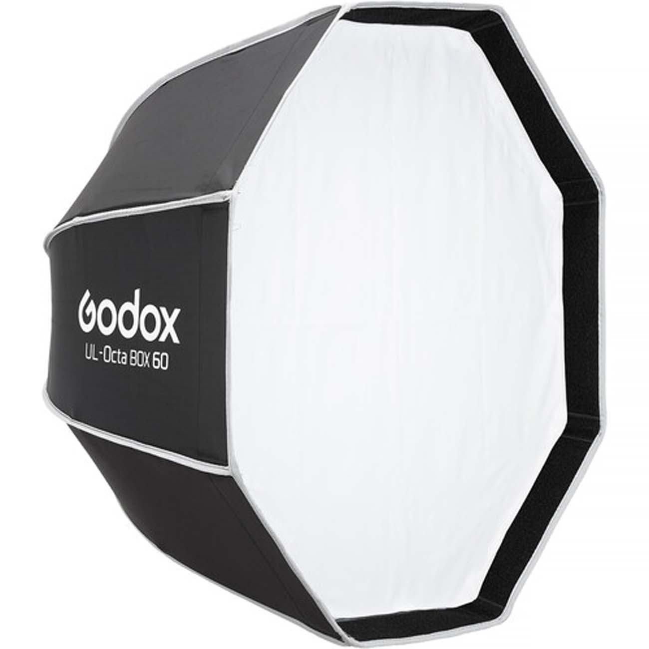 نمای جانبی از اکتاباکس گودکس Godox UL-OCTA BOX 60 Umbrella-Style Softbox with Bowens Mount