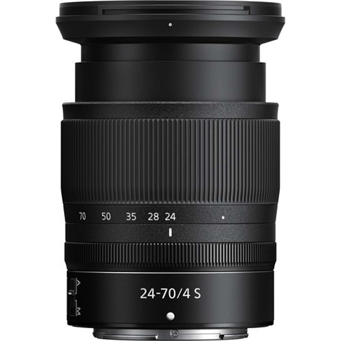 نمای زوم شده لنز دوربین بدون آینه نیکون Nikon NIKKOR Z 24-70mm f/4 S Lens