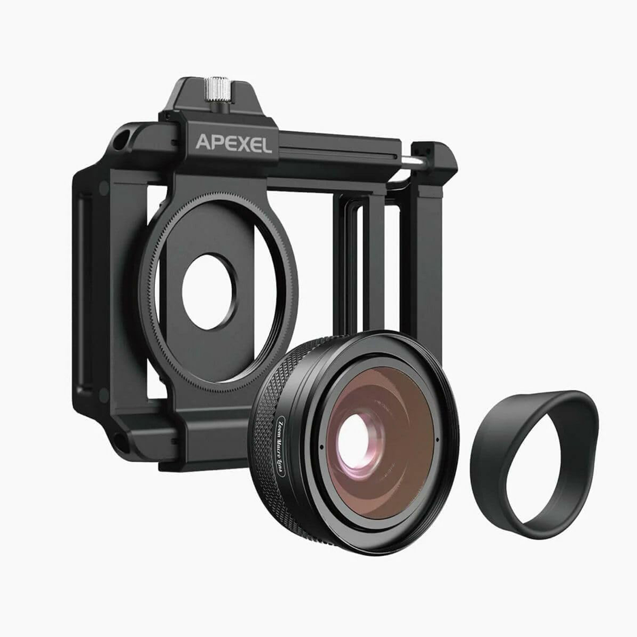 عکس از جزئیات لنز موبایل اپکسل Apexel APL-ZM100 Zoom Macro Clip-on Lens