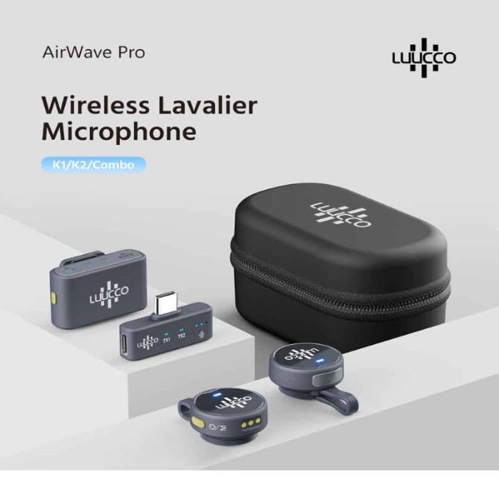 میکروفون یقه ای Luucco AirWave Pro-K2(Combo) microphone