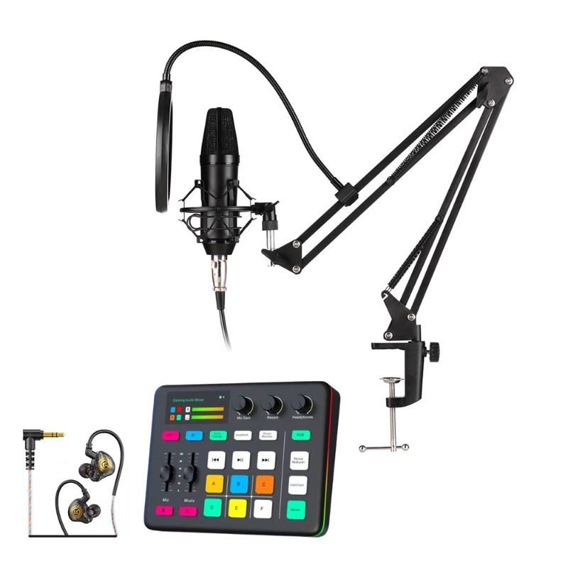 پکیج استودیوی خانگی استریم GemAudio GA800/G1 Streamer Studio Kit