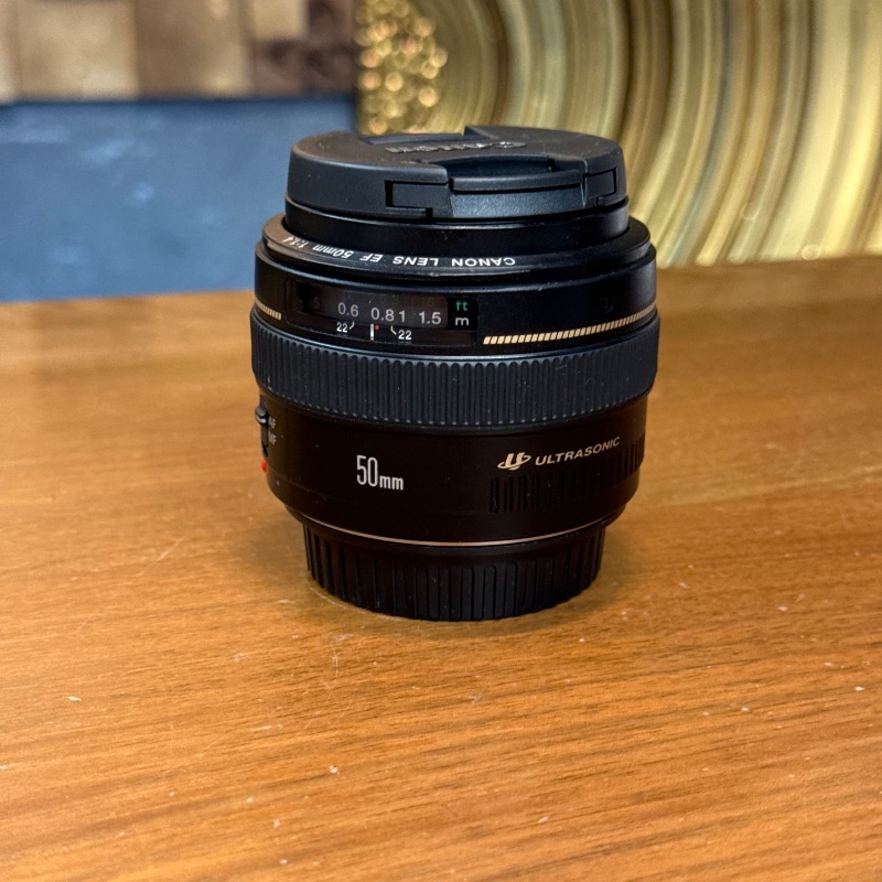 لنز دست دوم Canon EF 50mm f/1.4 USM Lens (جعبه ندارد)