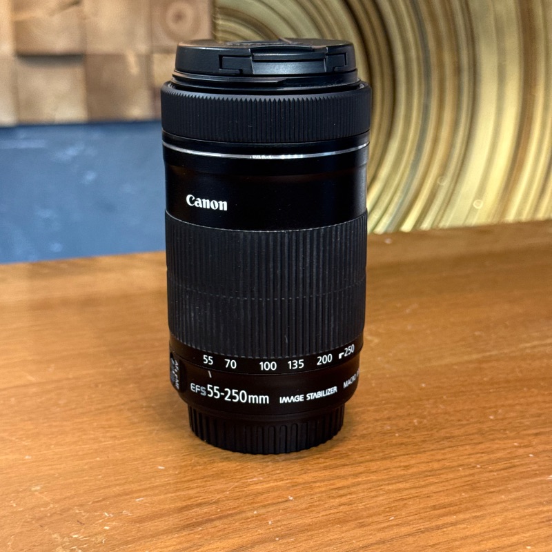 لنز دست دوم کانن Canon EF-S 55-250mm f/4-5.6 IS STM (جعبه ندارد)