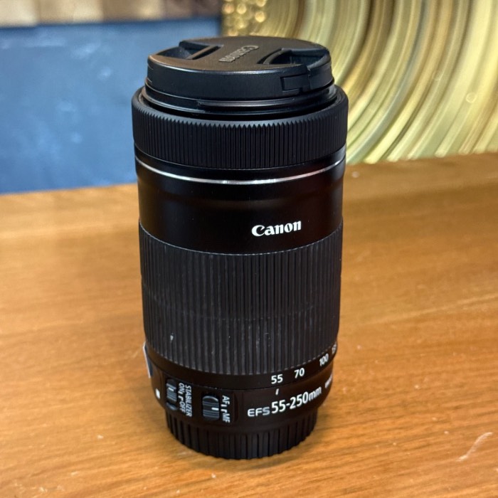 لنز دست دوم کانن Canon EF-S 55-250mm f/4-5.6 IS STM (جعبه ندارد)
