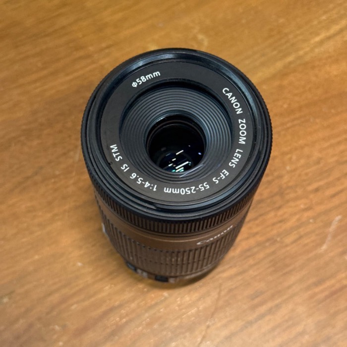 لنز دست دوم کانن Canon EF-S 55-250mm f/4-5.6 IS STM (جعبه ندارد)