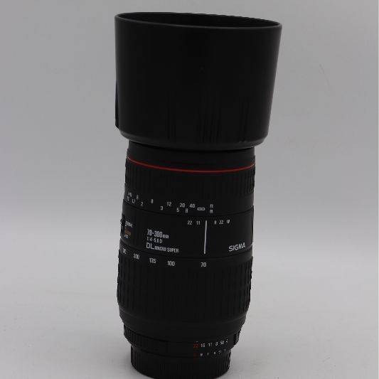 لنز دست دوم سیگما Sigma 70-300mm F 4-5.6 DG MACRO for Nikon (جعبه ندارد)