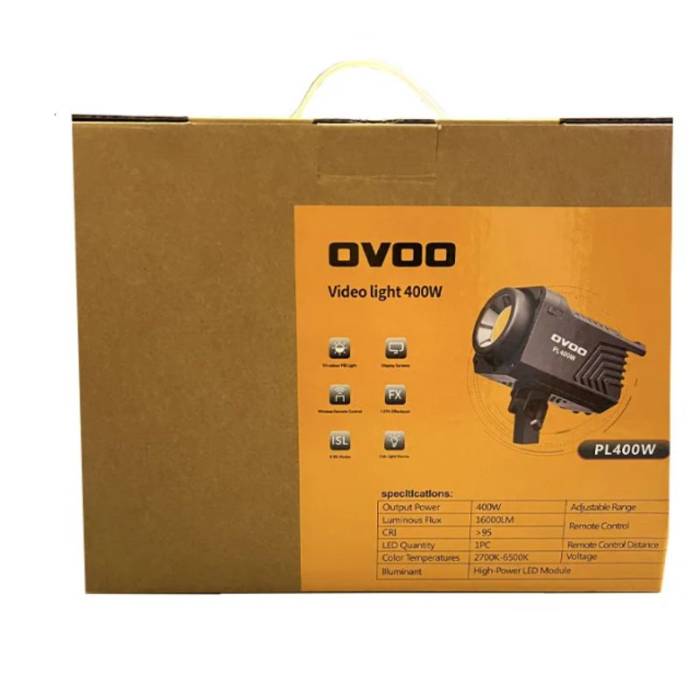 ویدیولایت 400 وات اوو Ovoo PL400W Bi-Color LED Video Light