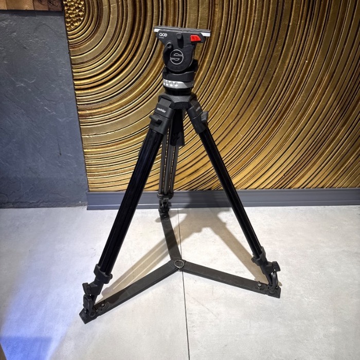 سه پایه دست دوم دوربین ساچلر Sachtler Ace Tripod Head and lege