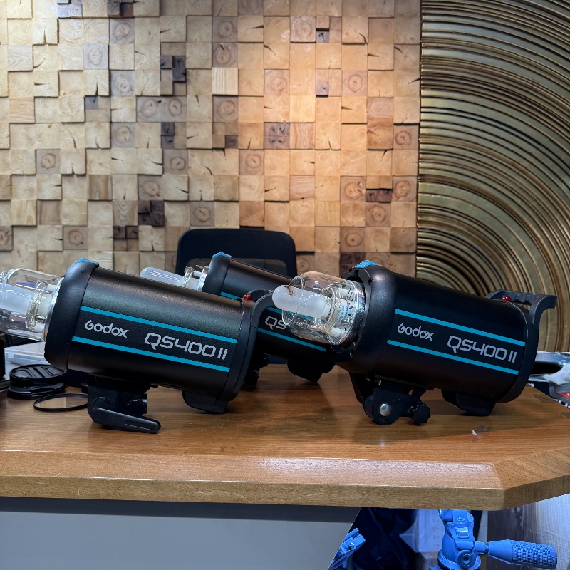 کیت فلاش دست دوم استودیویی گودکس Godox Falsh Studio QS-400 II
