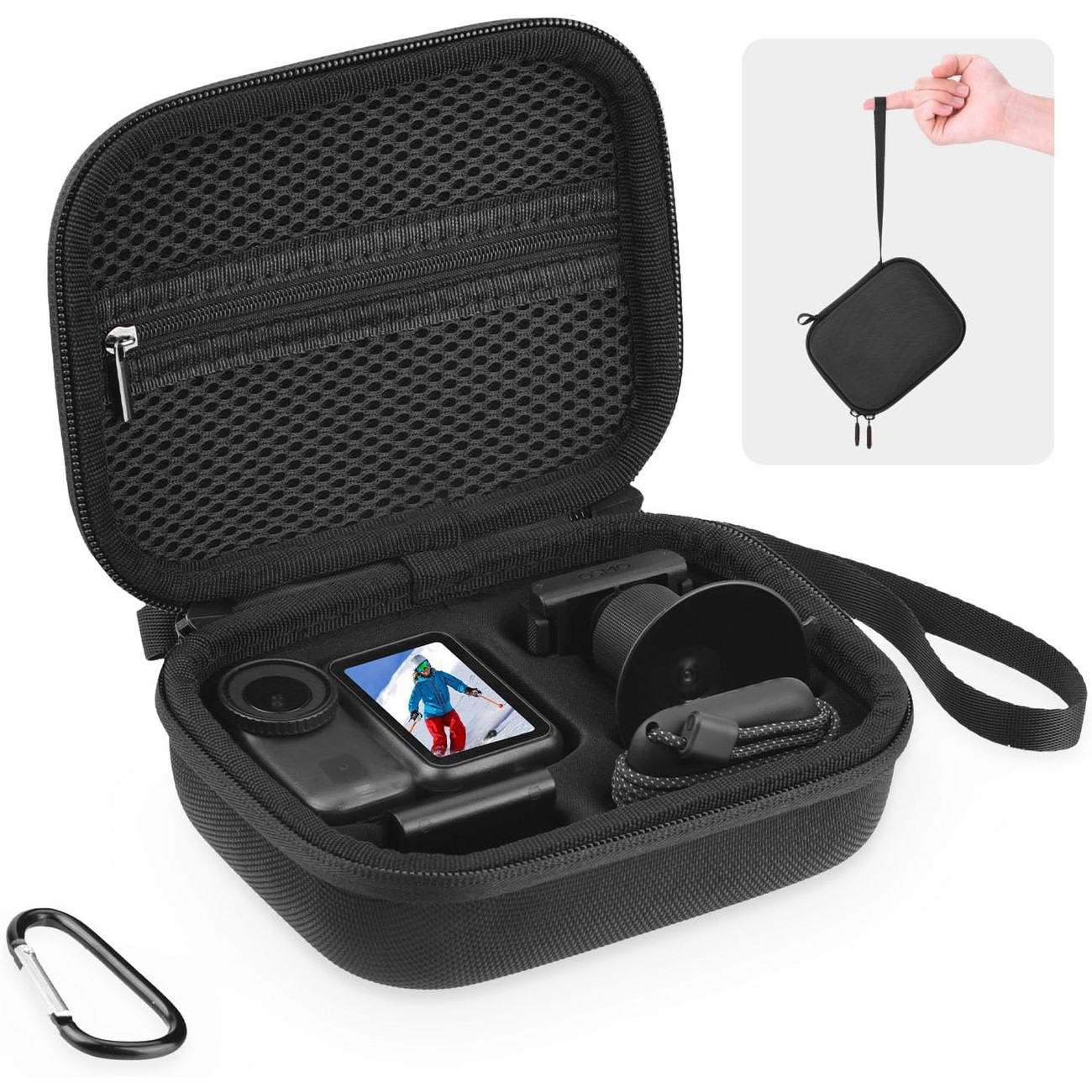 عکس از جزئیات کیف حمل Nano Osmo Leather Carrying Bag