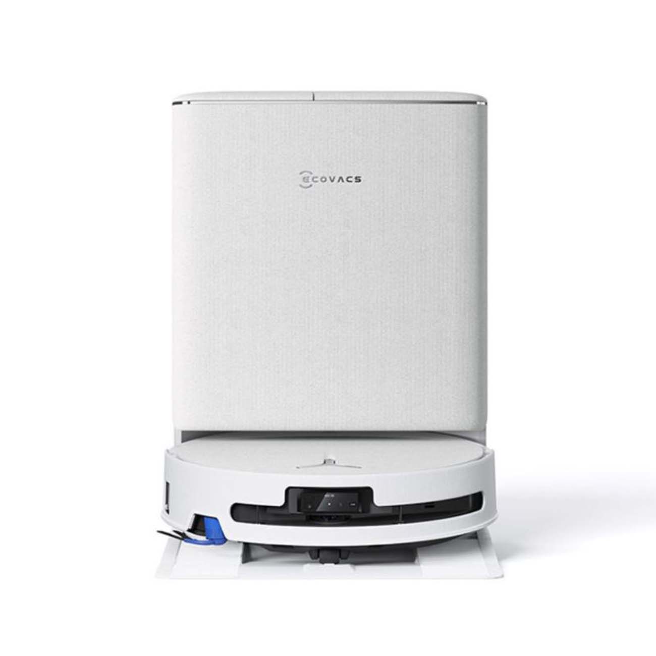 نمای روبه رو جارو رباتیک اکووکس سفید Ecovacs Deebot T90 Pro Omni Robot Vacuum Cleaner