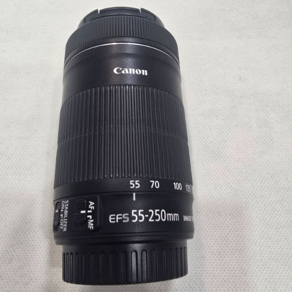 لنز دست دوم کانن Canon EF-S 55-250mm f/4-5.6 IS STM (جعبه دارد)