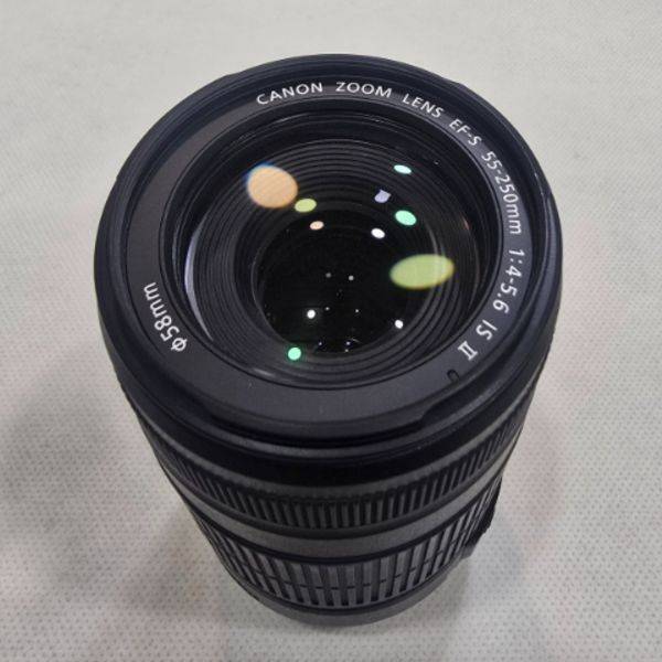 لنز دست دوم  کانن Canon EF-S 55-250mm f/4-5.6 IS II (جعبه ندارد)