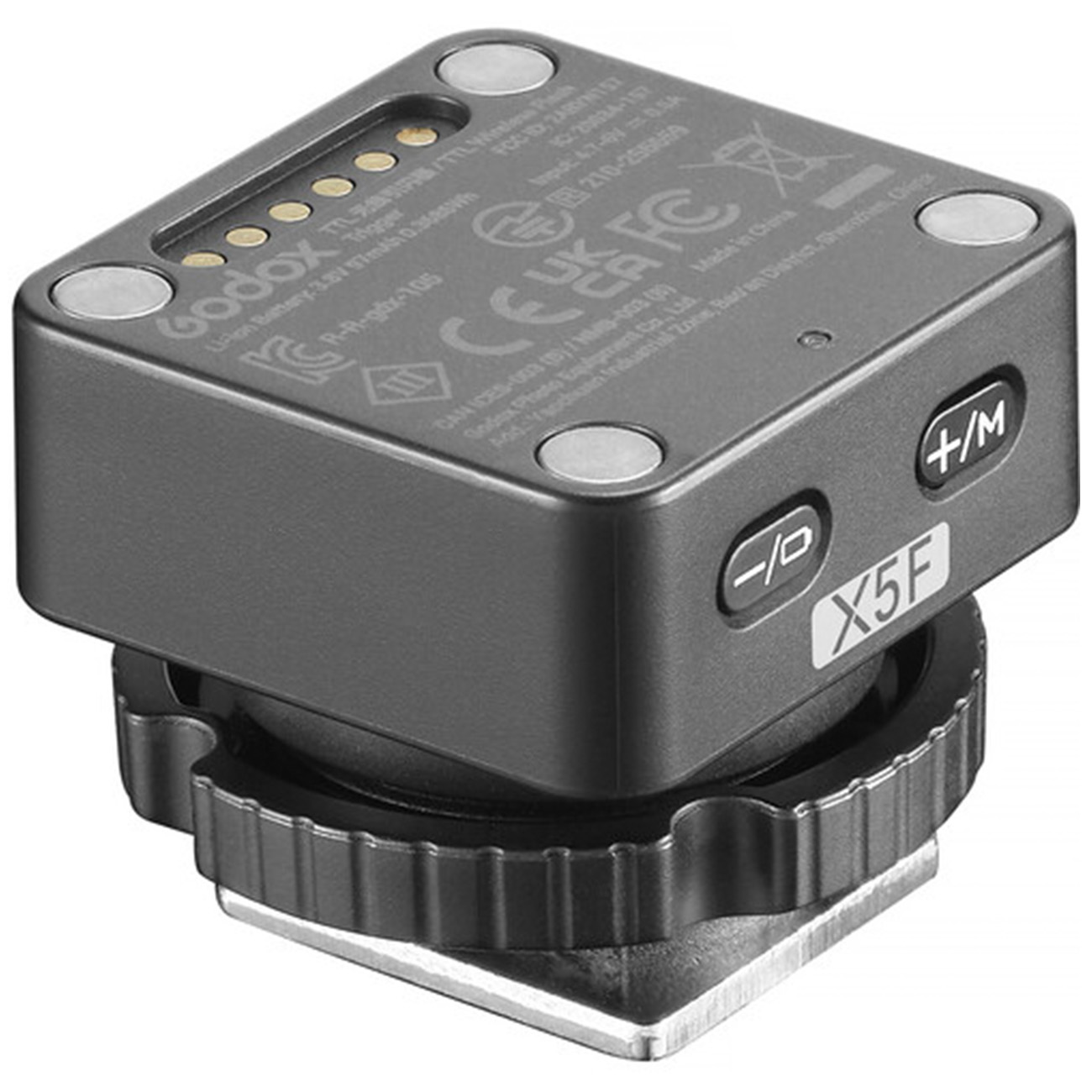 بالای تریگر فلاش بی‌سیم گودکس Godox X5F TTL For FUJIFILM Wireless Flash Trigger