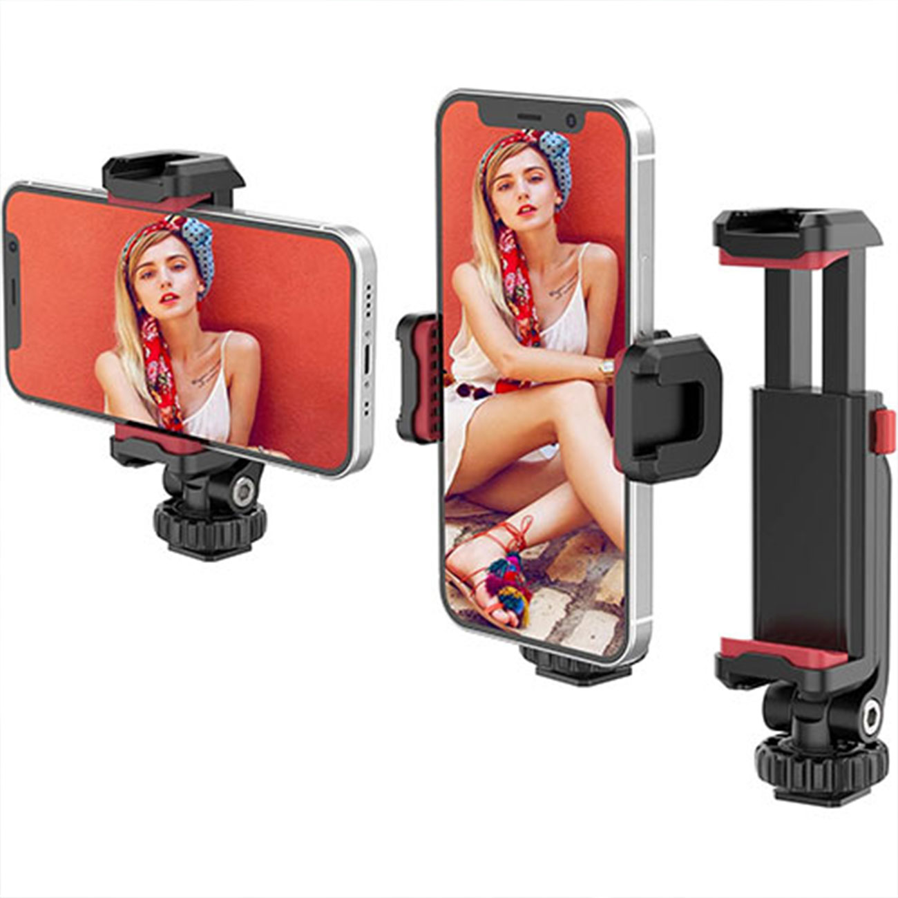 نمای کاربردی هولدر گوشی اولانزی Ulanzi ST-06S Smartphone Holder