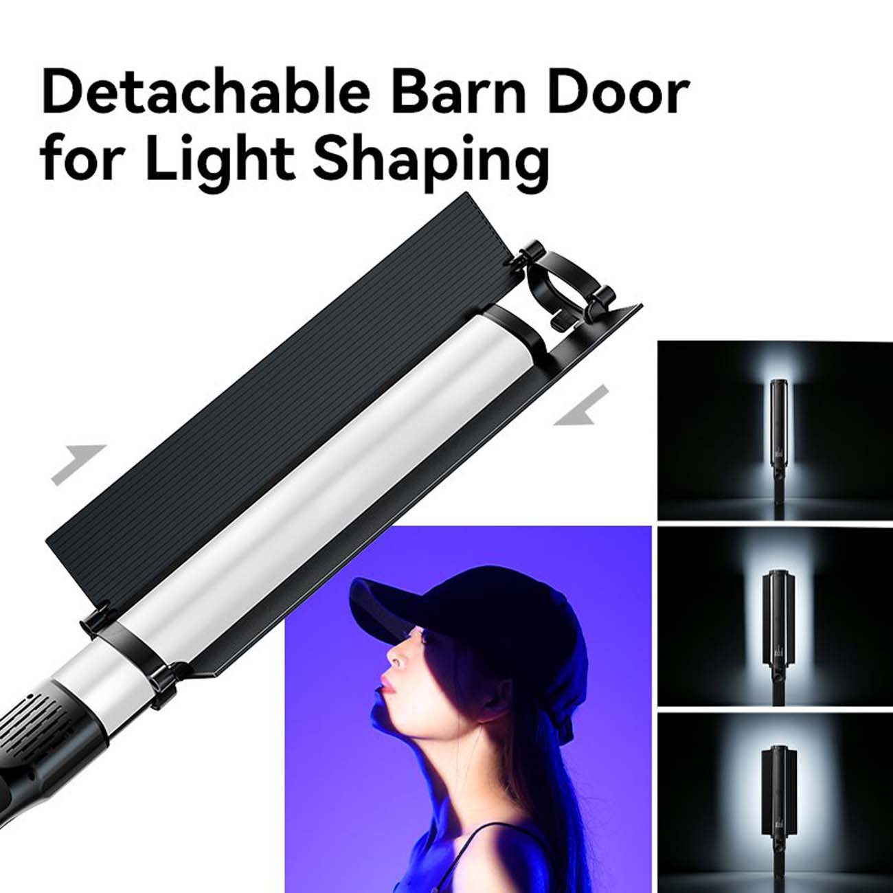 نمای کاربردی نور باتومی Ulanzi VL360 RGB Handheld LED Light Stick