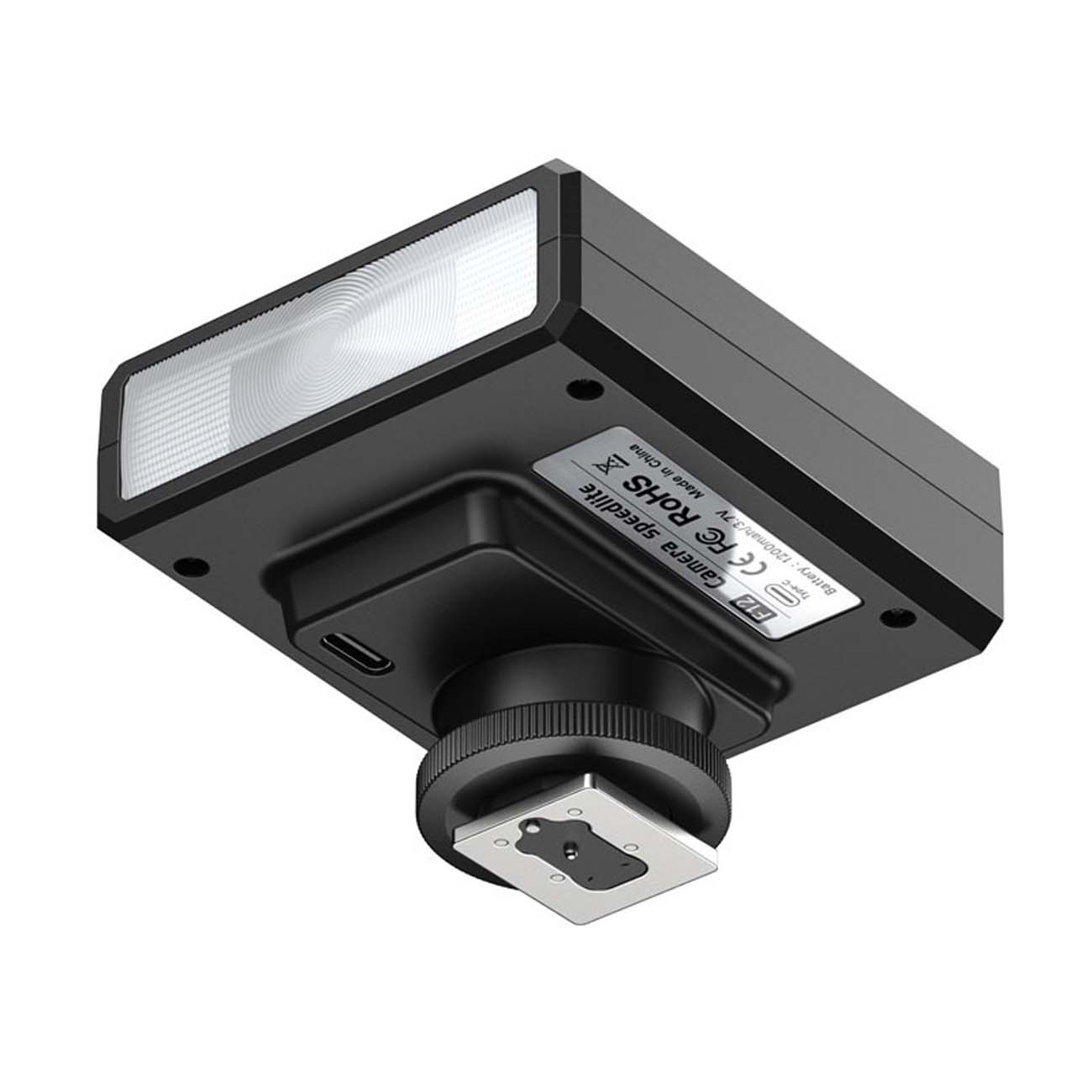 نمای زیر فلاش مینی اولانزی Ulanzi F12 Mini Camera Flash Speedlite